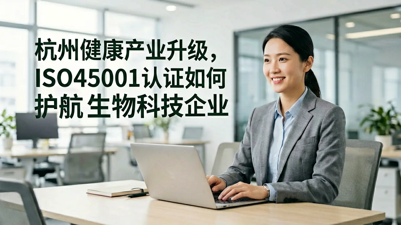 杭州健康产业升级,ISO45001认证如何护航生物科技企业